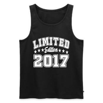 Édition limitée 2017 - Débardeur bio Premium Homme - noir - Devant - Michal (187cm)