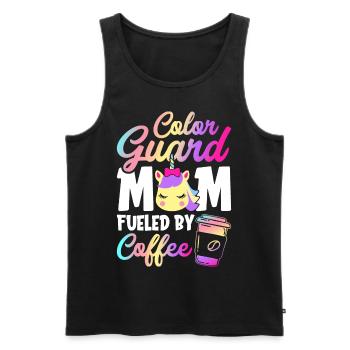 Weibliche Fahnenwache - Männer Premium Bio Tank Top - Schwarz - Vorne - Michal (187cm)
