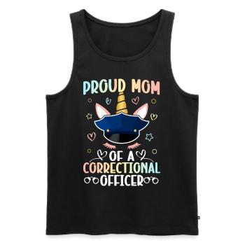Criminal prosecution - Men's Premium Organic Tank Top - black - Front - Michal (187cm)