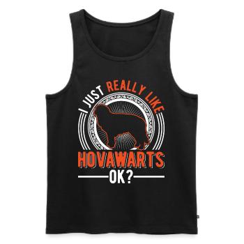 J’aime bien Hovawarts - Débardeur bio Premium Homme - noir - Devant - Michal (187cm)