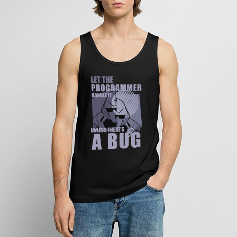 Programming Bugs Funny Quotes Computer Nerd Coding Männer Premium Bio Tank Top