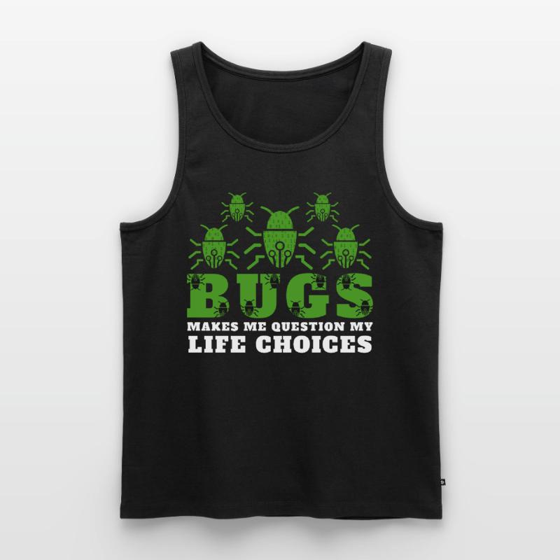 Computer Bugs Binary Codes Funny Programming Männer Premium Bio Tank Top
