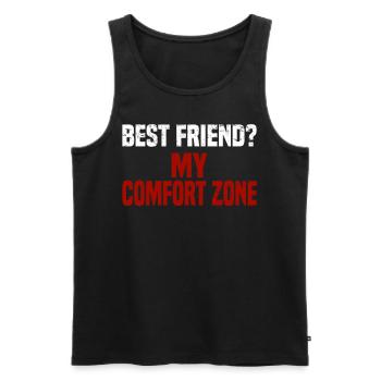Misanthrop Menschenhasser Asozial Introvertiert - Männer Premium Bio Tank Top - Schwarz - Vorne - Michal (187cm)
