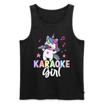 Singing Music Lovers Singers - Men's Premium Organic Tank Top - black - Front - Michal (187cm)