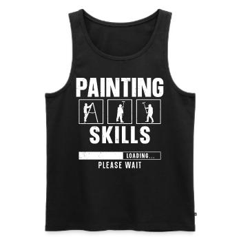 House Painter Decorator Painting - Männer Premium Bio Tank Top - Schwarz - Vorne - Michal (187cm)