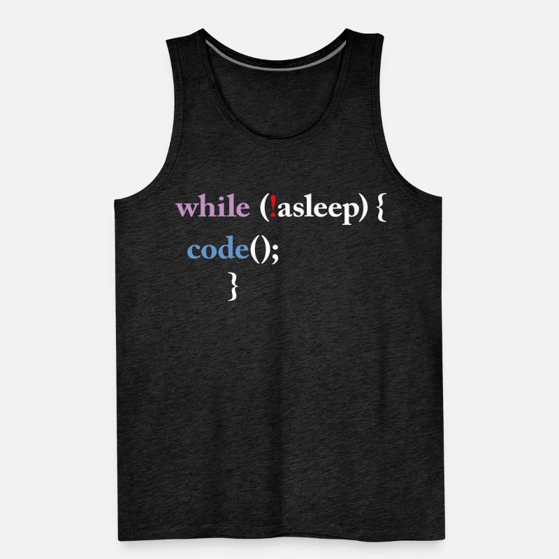 Programming Code Computer Science Funny Programmer Männer Premium Bio Tank Top