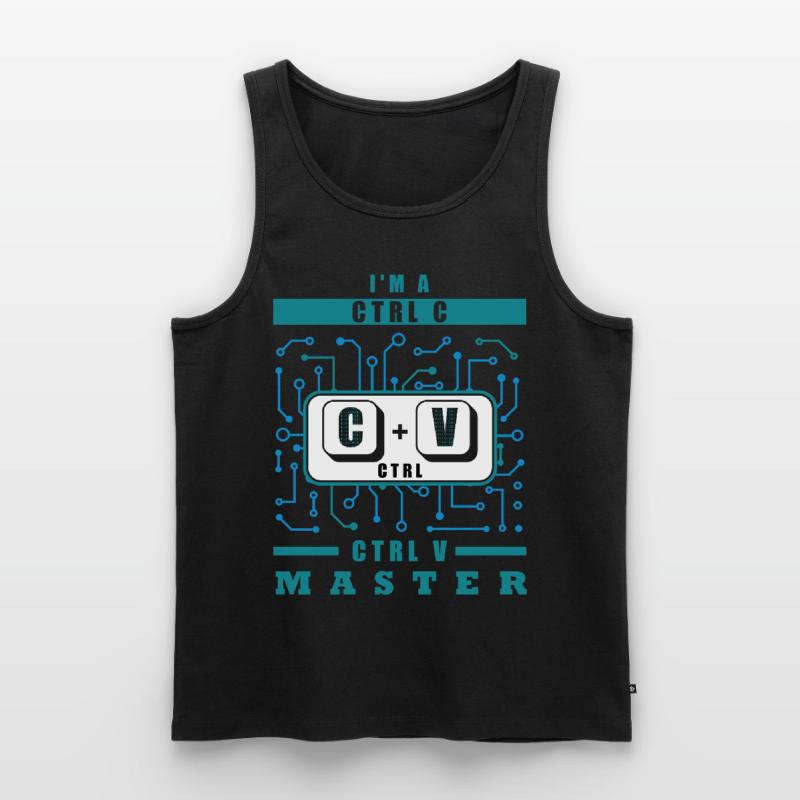 Binary Code Programmer Computer Science Programmin Männer Premium Bio Tank Top