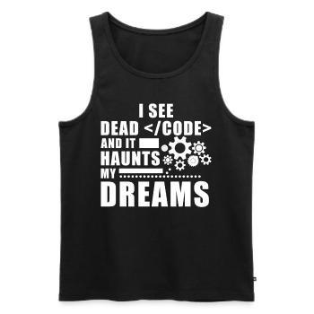 Programmer Saying Computer Science Programming - Männer Premium Bio Tank Top - Schwarz - Vorne - AI Model Male 178 light (178cm)