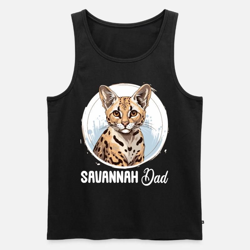 Savannah - Männer Premium Bio Tank Top - Schwarz