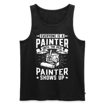 House Painter Decorator Everyone - Männer Premium Bio Tank Top - Schwarz - Vorne - Michal (187cm)