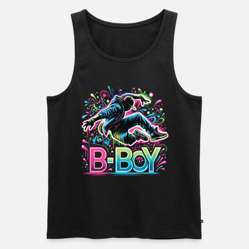 Breakdance Breakdancer Breakdance Kids - Men's Premium Organic Tank Top - black