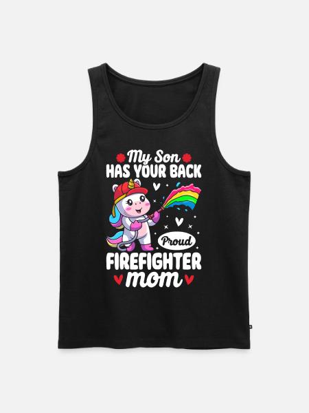 Fire Brigade Mom - Men's Premium Organic Tank Top - black