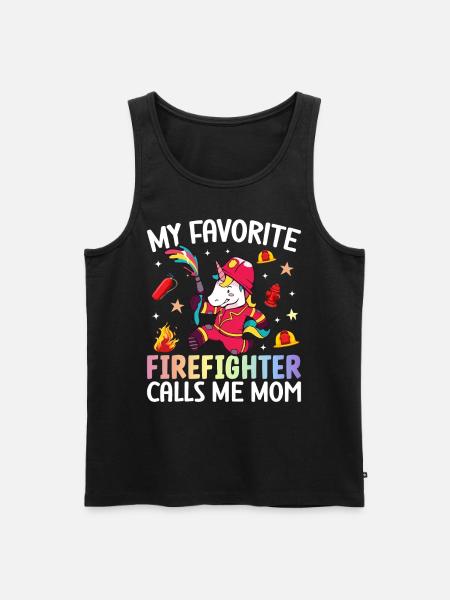 Firefighting - Men's Premium Organic Tank Top - black