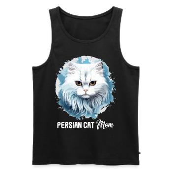Persian Cat Perser Katze - Männer Premium Bio Tank Top - Schwarz - Vorne - Michal (187cm)
