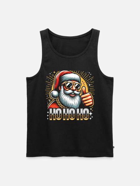Ho Ho Ho - Men's Premium Organic Tank Top - black
