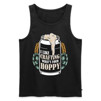 Craft Beer Hop Brewer Funny Brewery Homebrew - Männer Premium Bio Tank Top - Schwarz - Vorne - Michal (187cm)