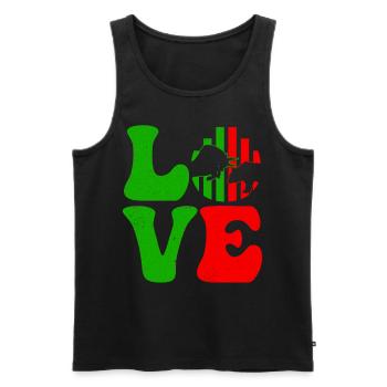 Day Trader Handelsmarkt Börse - Männer Premium Bio Tank Top - Schwarz - Vorne - Michal (187cm)