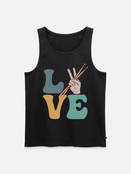 Drummers Drums Drums - Men's Premium Organic Tank Top - black