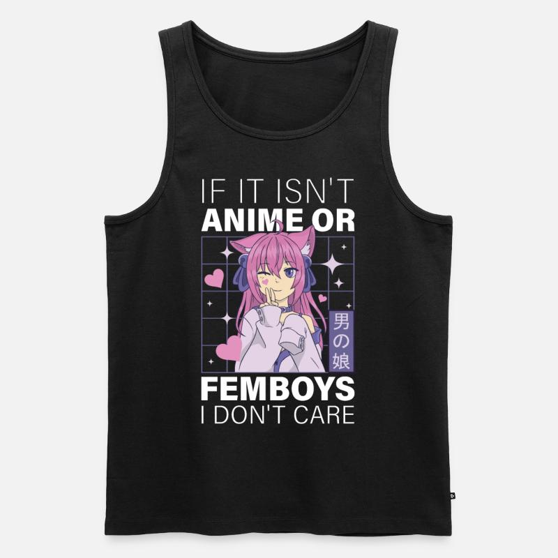 Crossdressing - Männer Premium Bio Tank Top - Schwarz