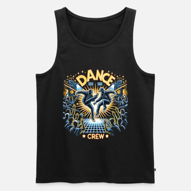 Breakdance Dance Crew - Männer Premium Bio Tank Top - Schwarz