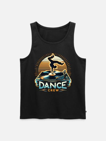 Breakdance Dance Crew - Men's Premium Organic Tank Top - black