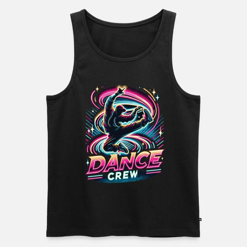 Équipe de danse Breakdance - Débardeur bio Premium Homme - noir
