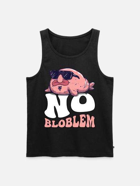 Groovy Blobfish - Men's Premium Organic Tank Top - black