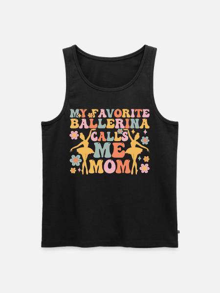 Groovy Ballet Dancer - Men's Premium Organic Tank Top - black