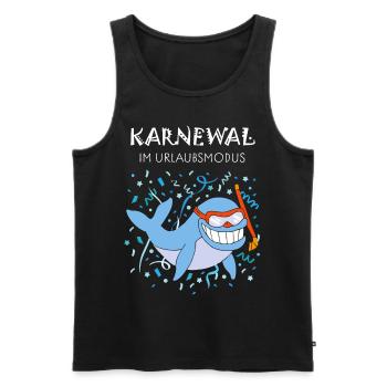Karneval Konfetti Urlaub Sommerferien Mallorca - Männer Premium Bio Tank Top - Schwarz - Vorne - Michal (187cm)