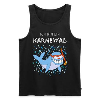I'm a Carnewal Confetti Diving Beach Vacation - Men's Premium Organic Tank Top - black - Front - AI Model Male 178 light (178cm)