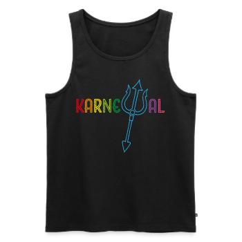 Carnaval de Cologne Carnaval Confettis Cologne Kölle Alaaf - Débardeur bio Premium Homme - noir - Devant - Michal (187cm)