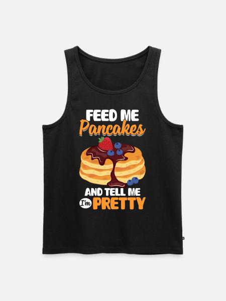 Funny Pancake Maker - Men's Premium Organic Tank Top - black