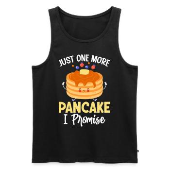 Funny Pancake Maker - Men's Premium Organic Tank Top - black - Front - Michal (187cm)