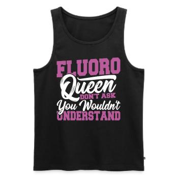 Reine du fluor : Ne demandez pas. Vous ne le feriez pas - Débardeur bio Premium Homme - noir - Devant - Michal (187cm)
