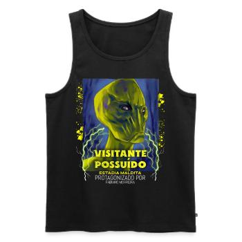 Alien Film Plakat, Aliens, Außerirdische - Männer Premium Bio Tank Top - Schwarz - Vorne - AI Model Male 178 light (178cm)