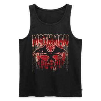 Mothman - Men's Premium Organic Tank Top - black - Front - AI Model Male 178 light (178cm)