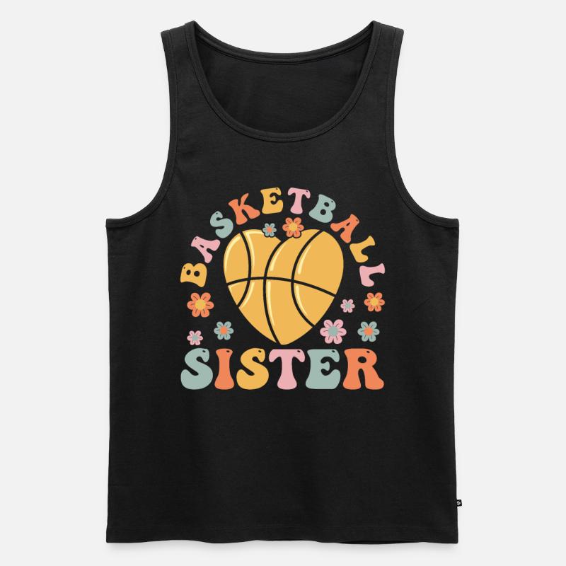 Groovy Sis - Männer Premium Bio Tank Top - Schwarz