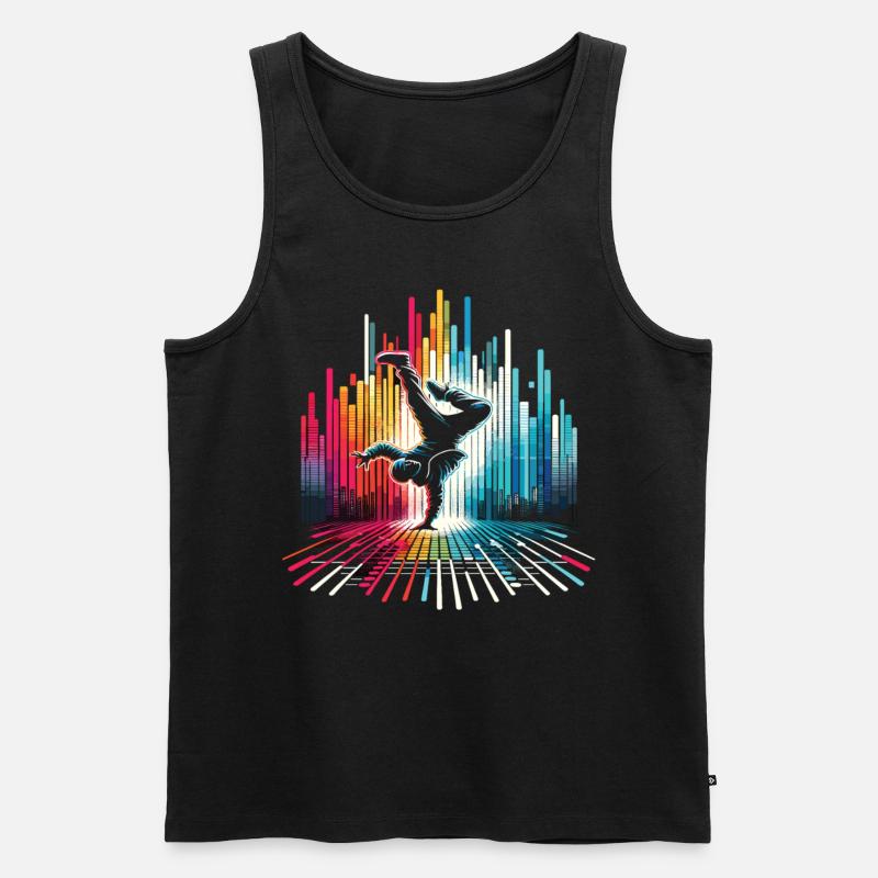 Breakdance Breakdancer Breakdance Kinder - Männer Premium Bio Tank Top - Schwarz