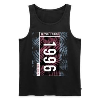 Special Edition 1996 Birthday Urban Graphic - Men's Premium Organic Tank Top - black - Front - Michal (187cm)