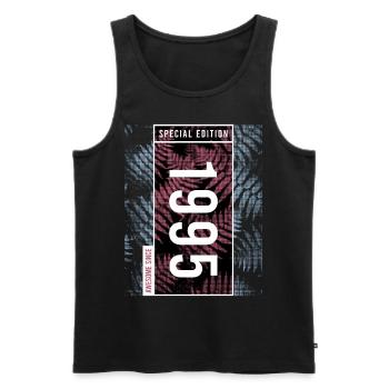 Special Edition 1995 Birthday Urban Graphic - Men's Premium Organic Tank Top - black - Front - Michal (187cm)