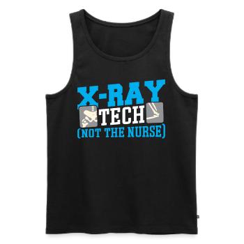 X-ray Tech (Not The Nurse) X-Ray Technologist - Men's Premium Organic Tank Top - black - Front - AI Model Male 178 light (178cm)