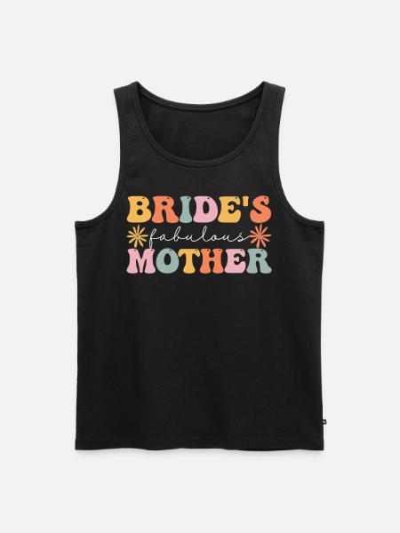 Groovy Bridal Shower Mom - Men's Premium Organic Tank Top - black