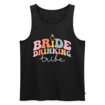 Groovy Brautparty Junggesellinnenabschied - Männer Premium Bio Tank Top - Schwarz - Vorne - AI Model Male 178 light (178cm)