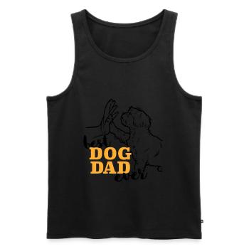 Meilleur Shih Tzu Papa - Débardeur bio Premium Homme - noir - Devant - Michal (187cm)