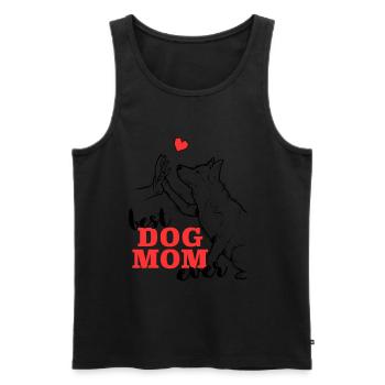 Best Siberian Husky Mom Siberian Husky - Männer Premium Bio Tank Top - Schwarz - Vorne - AI Model Male 178 light (178cm)