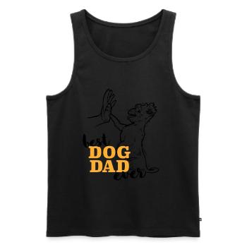 Meilleur Yorkshire Terrier Papa - Débardeur bio Premium Homme - noir - Devant - Michal (187cm)