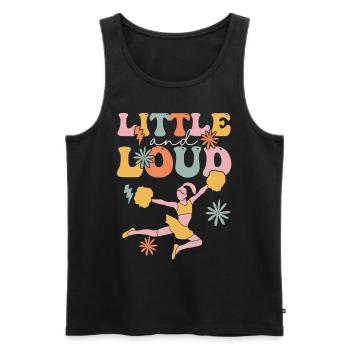 Groovy Cheerleading Cheerleader Cheer Squad - Men's Premium Organic Tank Top - black - Front - Michal (187cm)