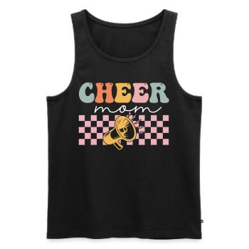 Groovy Cheerleading Cheerleader Cheer Squad - Débardeur bio Premium Homme - noir - Devant - AI Model Male 178 light (178cm)