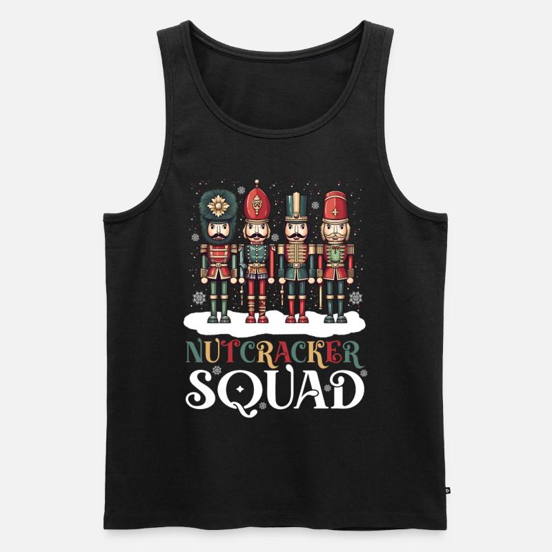 Nutcracker Squad - Männer Premium Bio Tank Top - Schwarz
