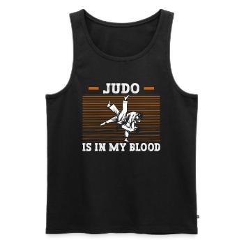 Judo Kampfsport Judo Trainer Judoka - Männer Premium Bio Tank Top - Schwarz - Vorne - AI Model Male 178 light (178cm)